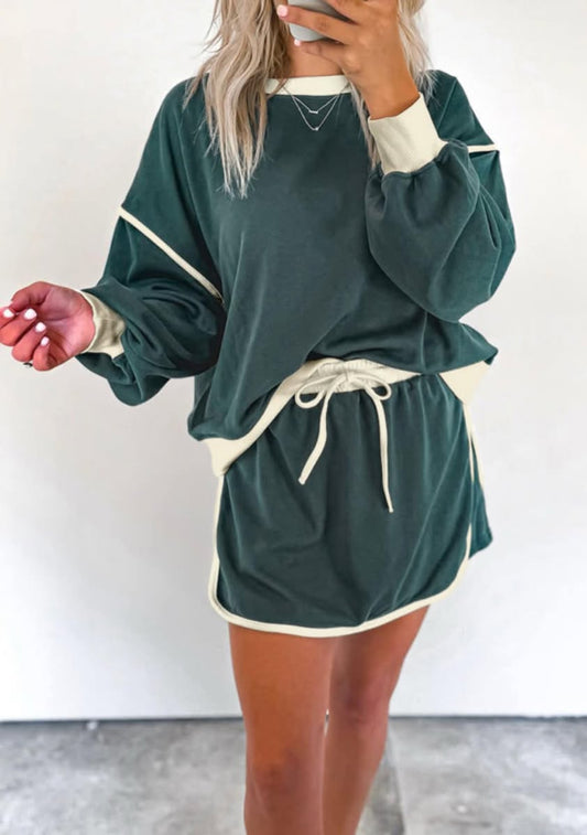 Day Dreamer Skort Set (green)