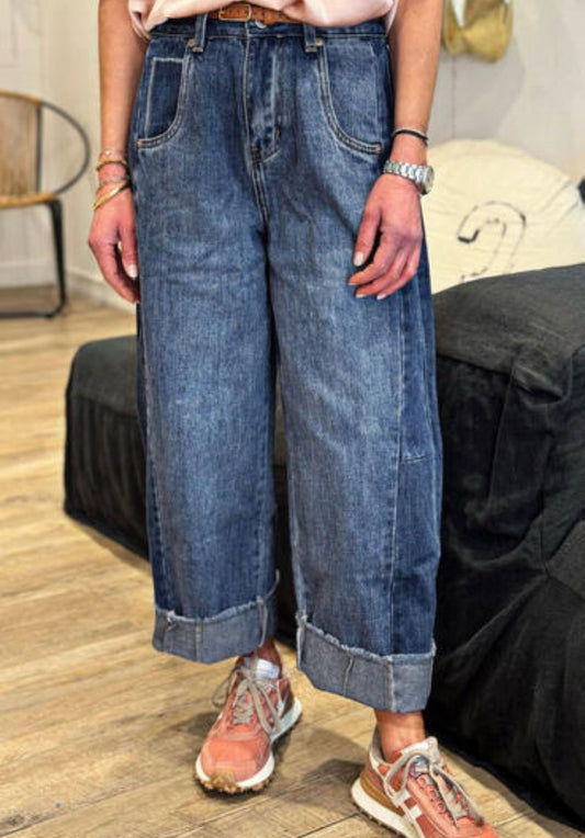 Barrel Cropped Jeans PREORDER