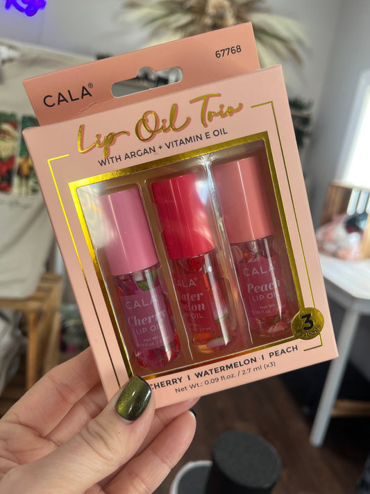 Lip Oil Trio