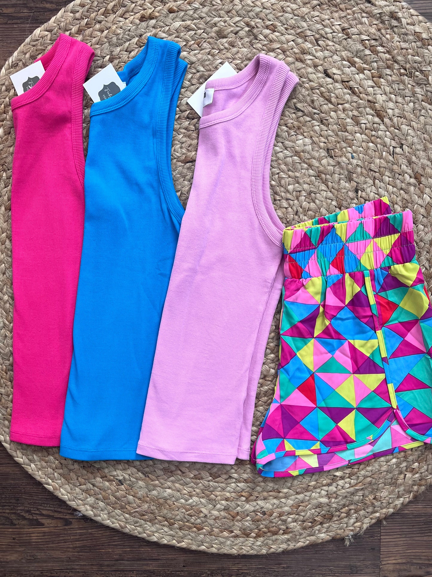 Geometric Colorful Shorts