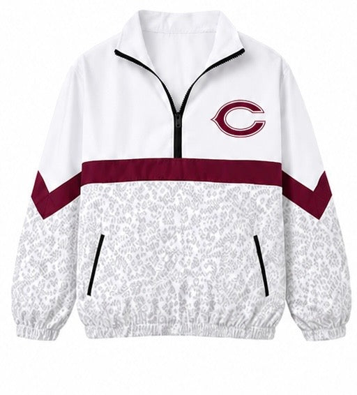 Snow Leopard  White  Cooper Pullover - PREORDER
