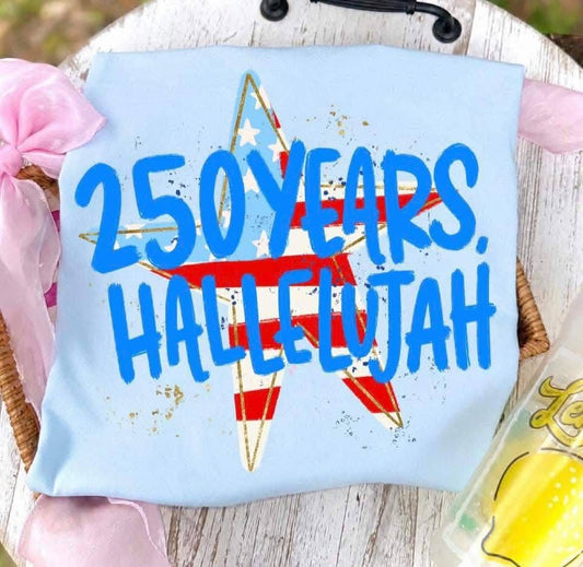 250 years Hallelujah