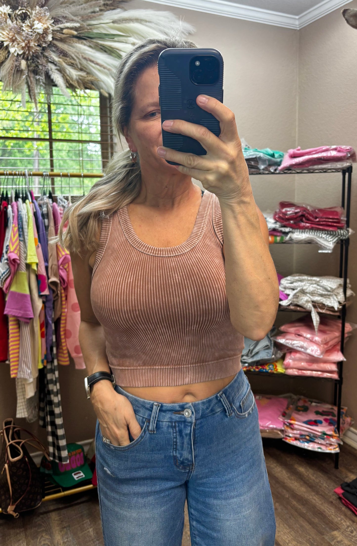 Zenana Cropped Tank