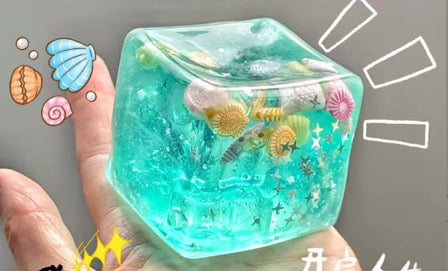 Beach/Ocean Cube Squishy - Preorder