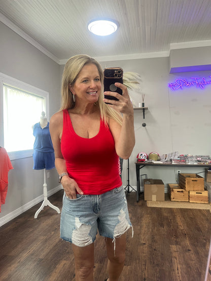 Double Layered Crop Tank