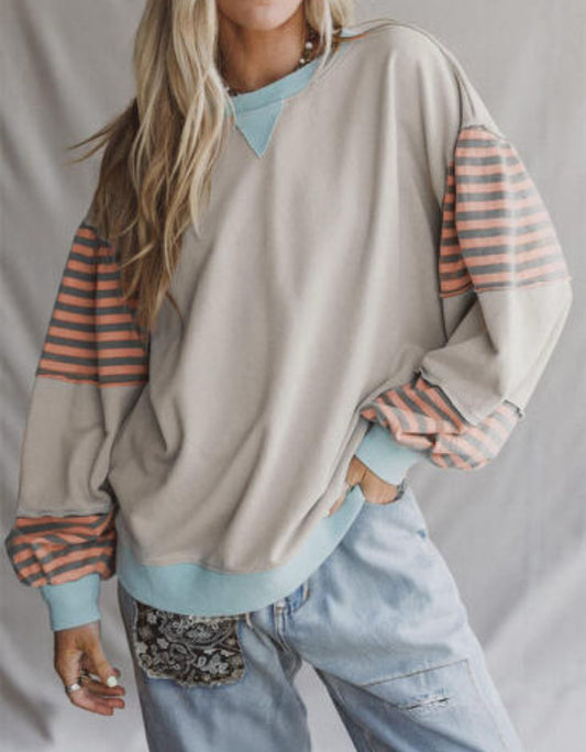 Color Block Patchwork Top