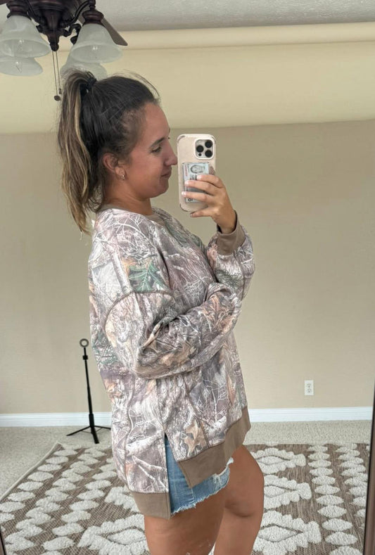 Camo Crewneck