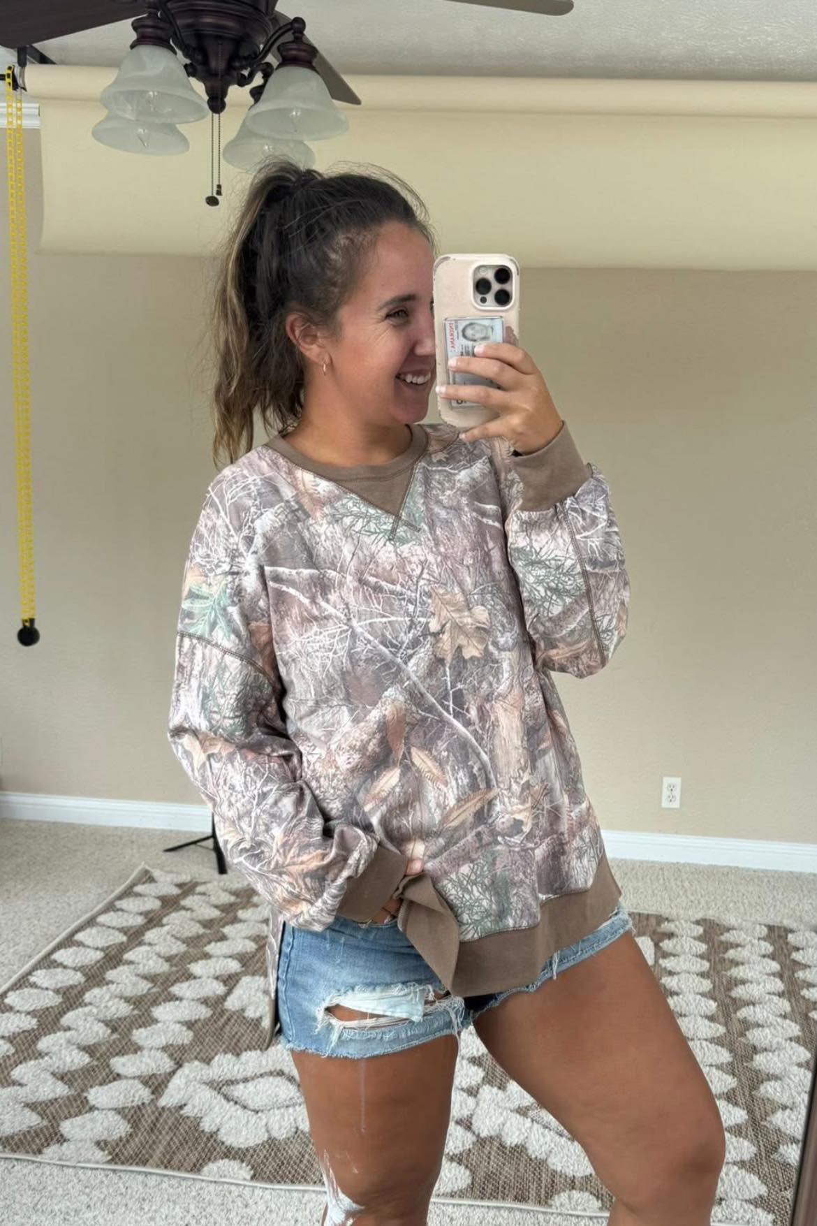 Camo Crewneck