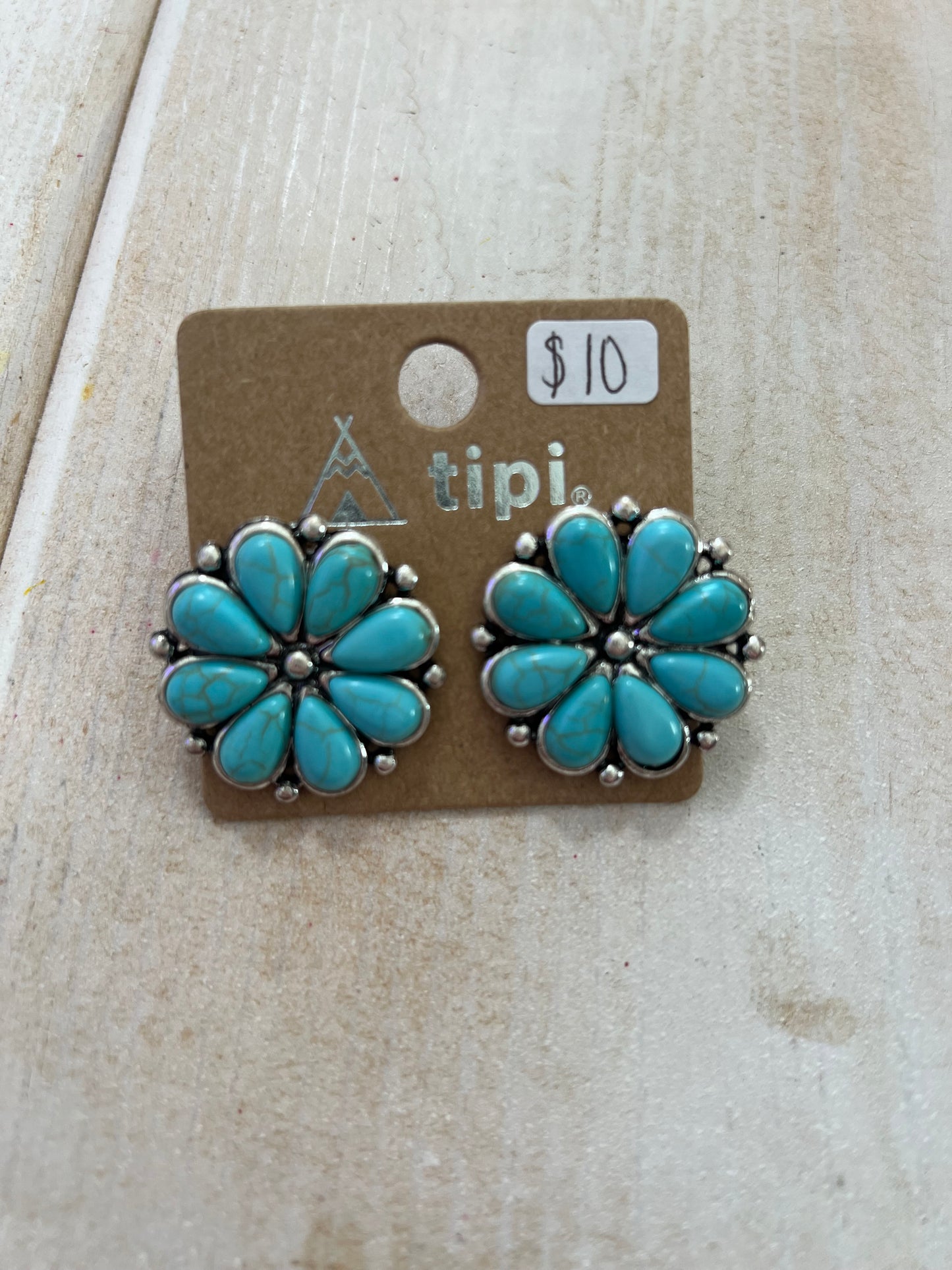Turquoise Bloom Earrings